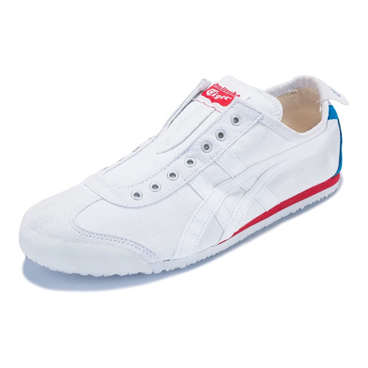 Onitsuka Tiger Mexico 66 Slip-On Unisex Sneakers – White/Blue/Red – product image 3