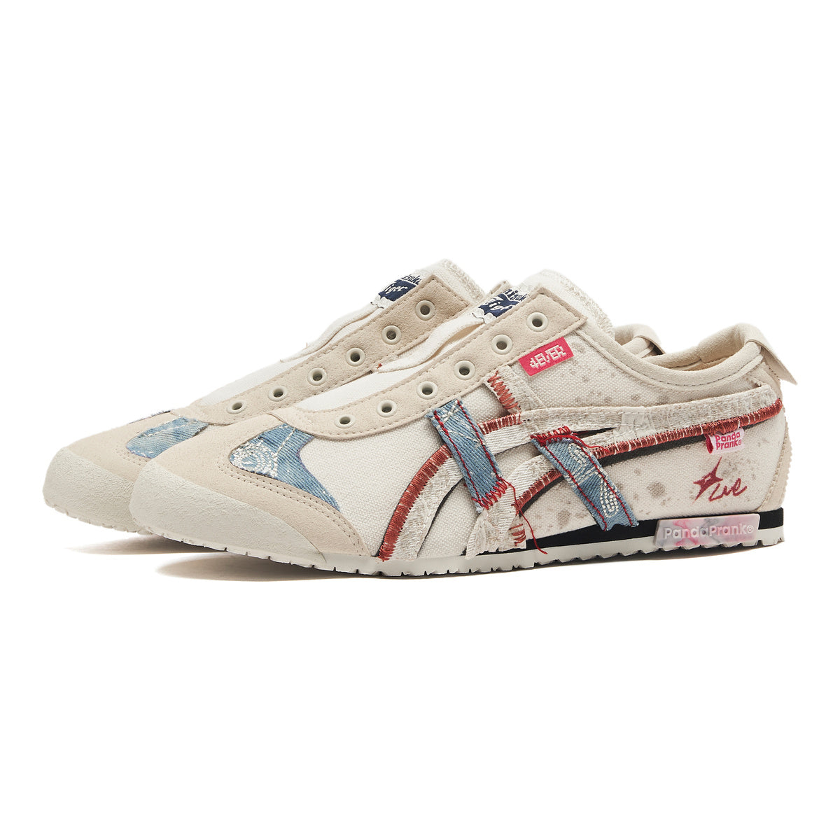 Onitsuka Tiger × Panda Prank Mexico 66 Unisex Sneakers – Cream/Red – product image 3