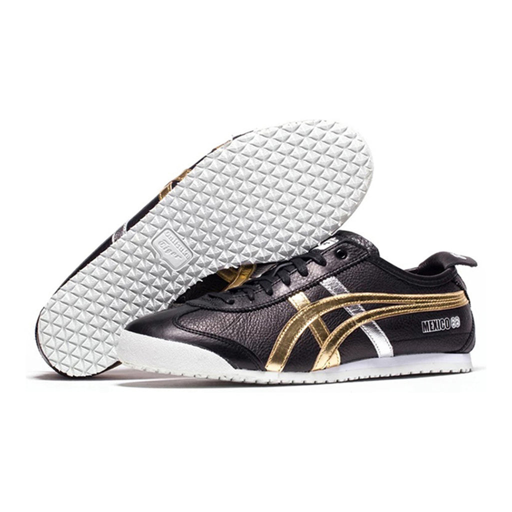 Onitsuka Tiger Mexico 66 Unisex Sneakers – Black/Gold – product image 4