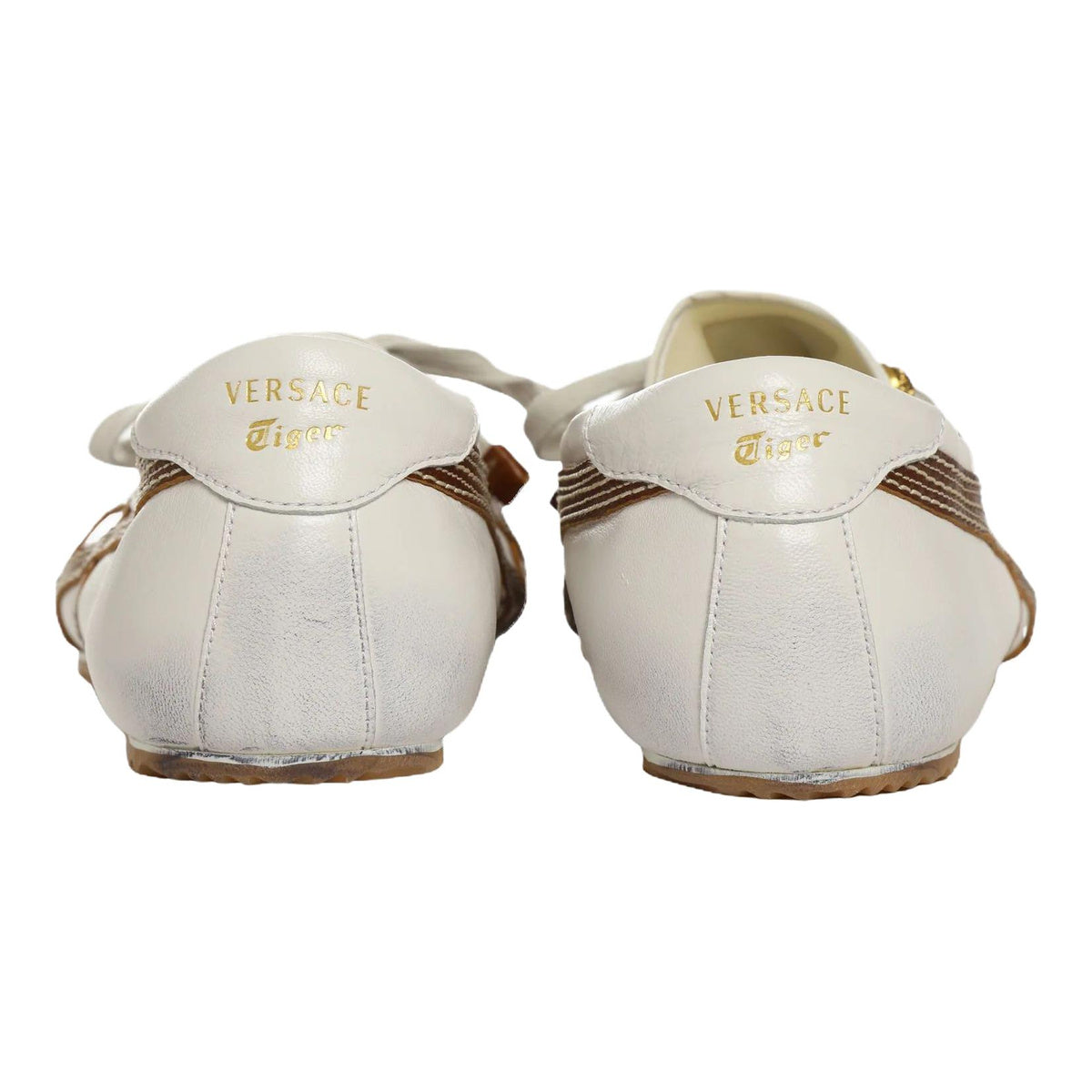 Versace × Onitsuka Tiger Tai-Chi Unisex Sneakers – White/Brown – product image 4