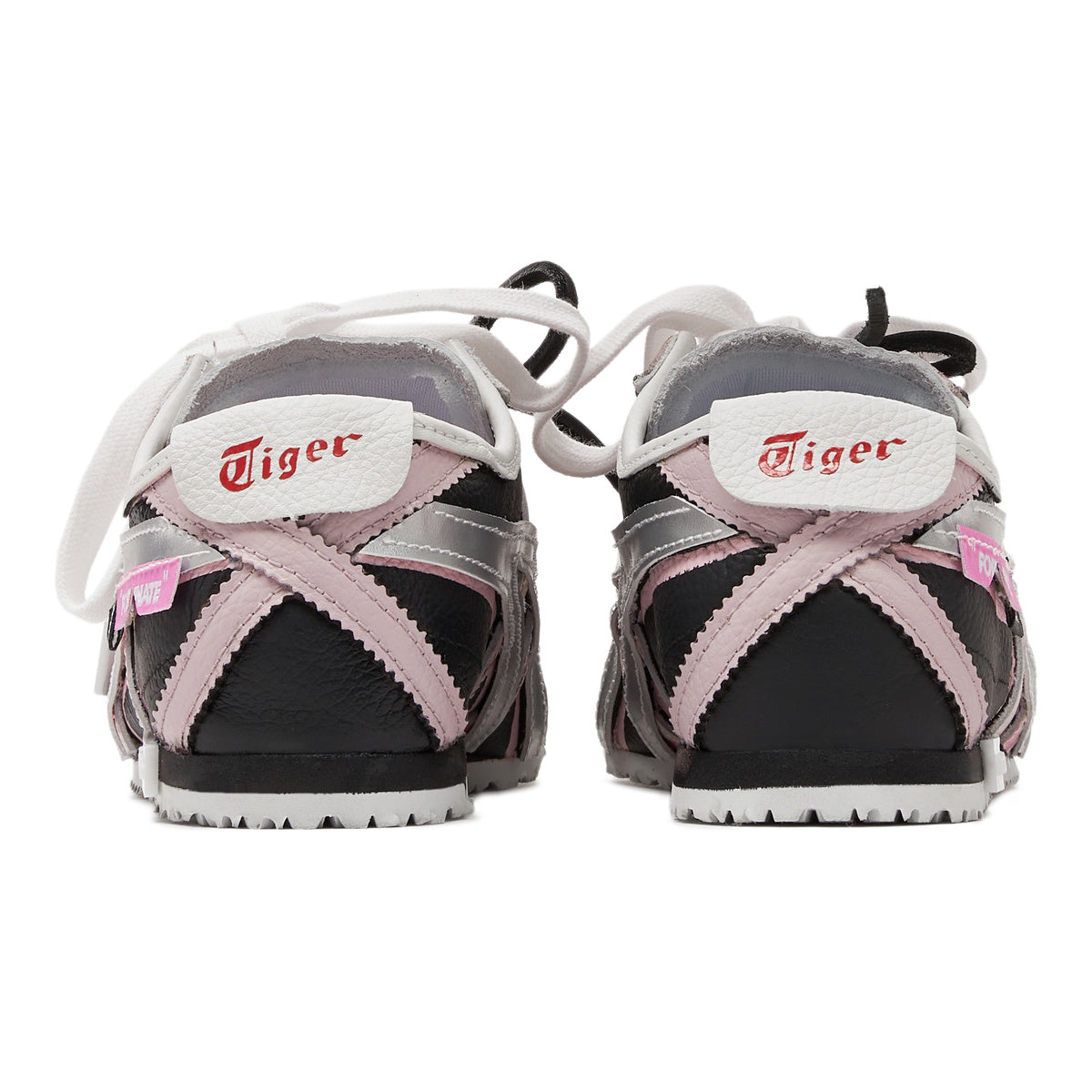 Onitsuka Tiger × Panda Prank Special-Edition Unisex Sneakers – Black/Silver/Pink – product image 4