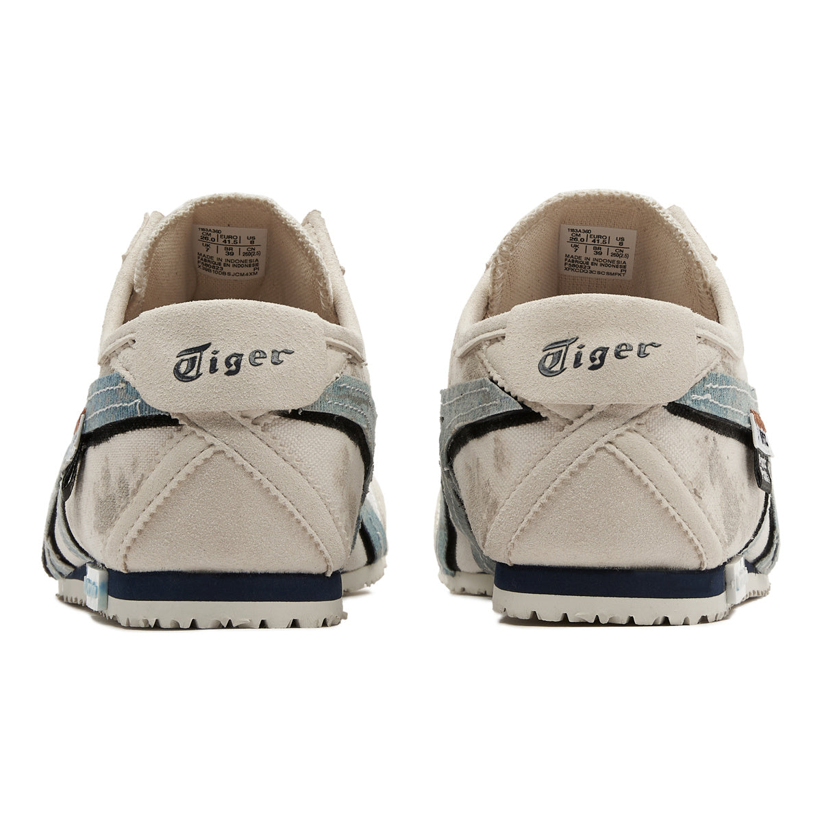 Onitsuka Tiger × Panda Prank Mexico 66 Unisex Sneakers – Cream/Black/Blue – product image 4