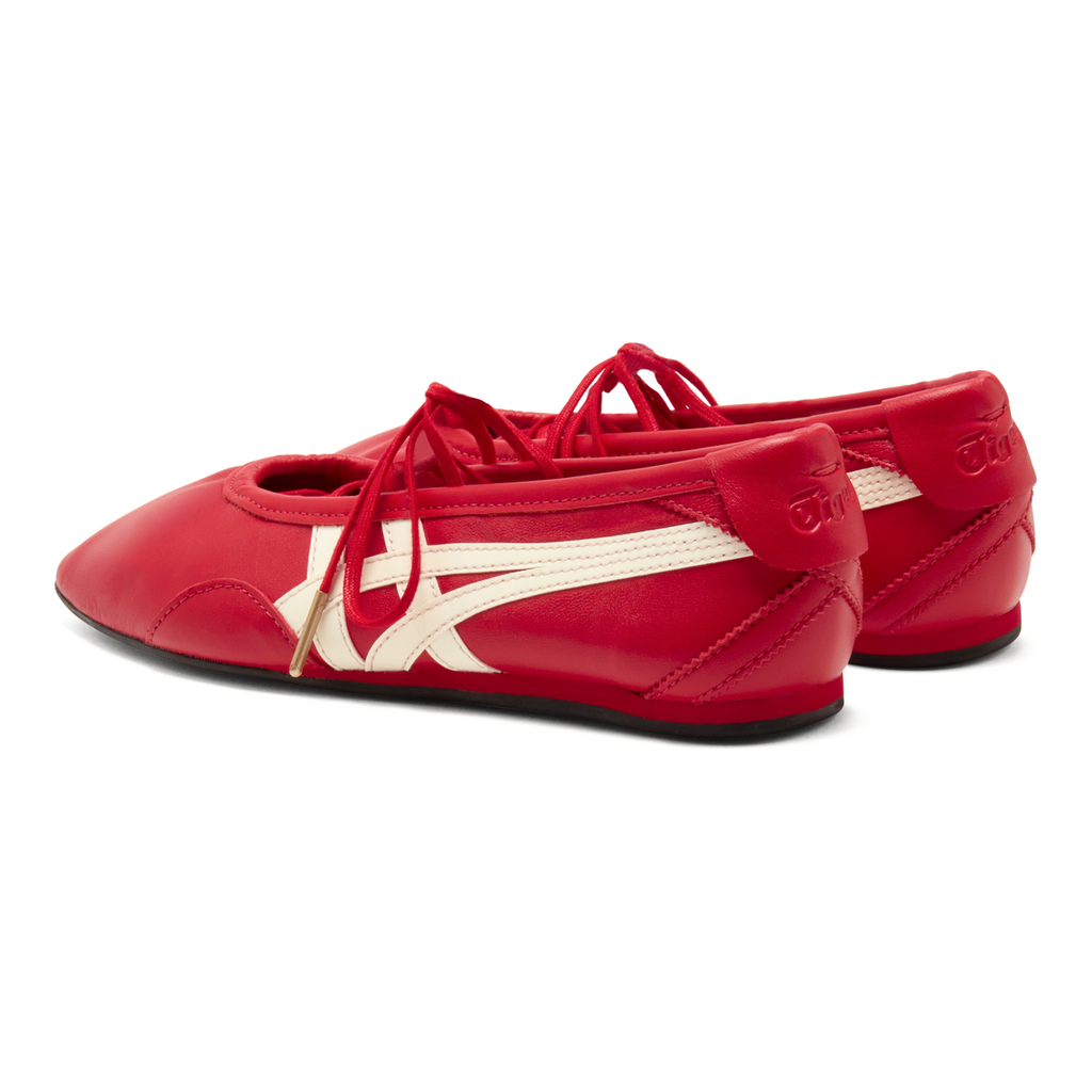 Onitsuka Tiger GYMNARINA Women's Mary Jane Flats – Red/Cream – product image 3