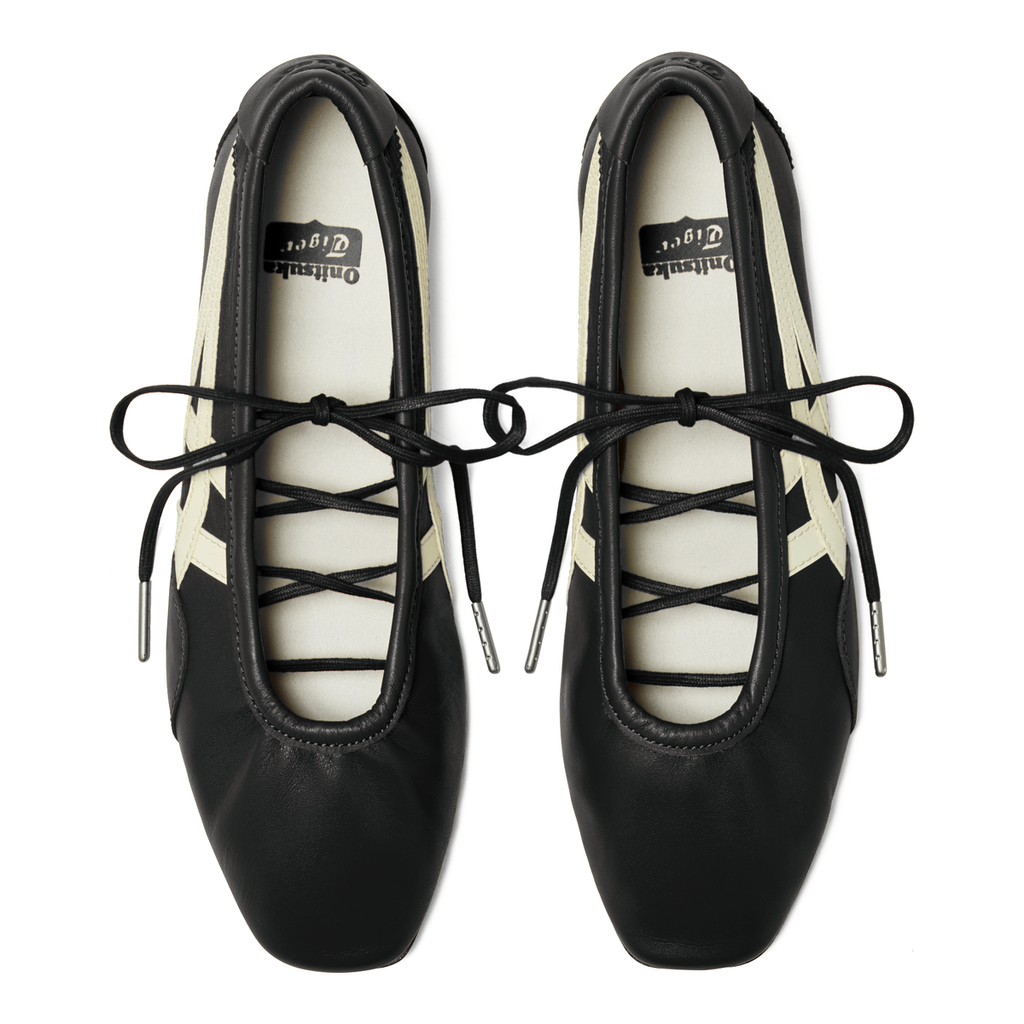 Onitsuka Tiger GYMNARINA Women's Mary Jane Flats – Black/Cream – product image 4