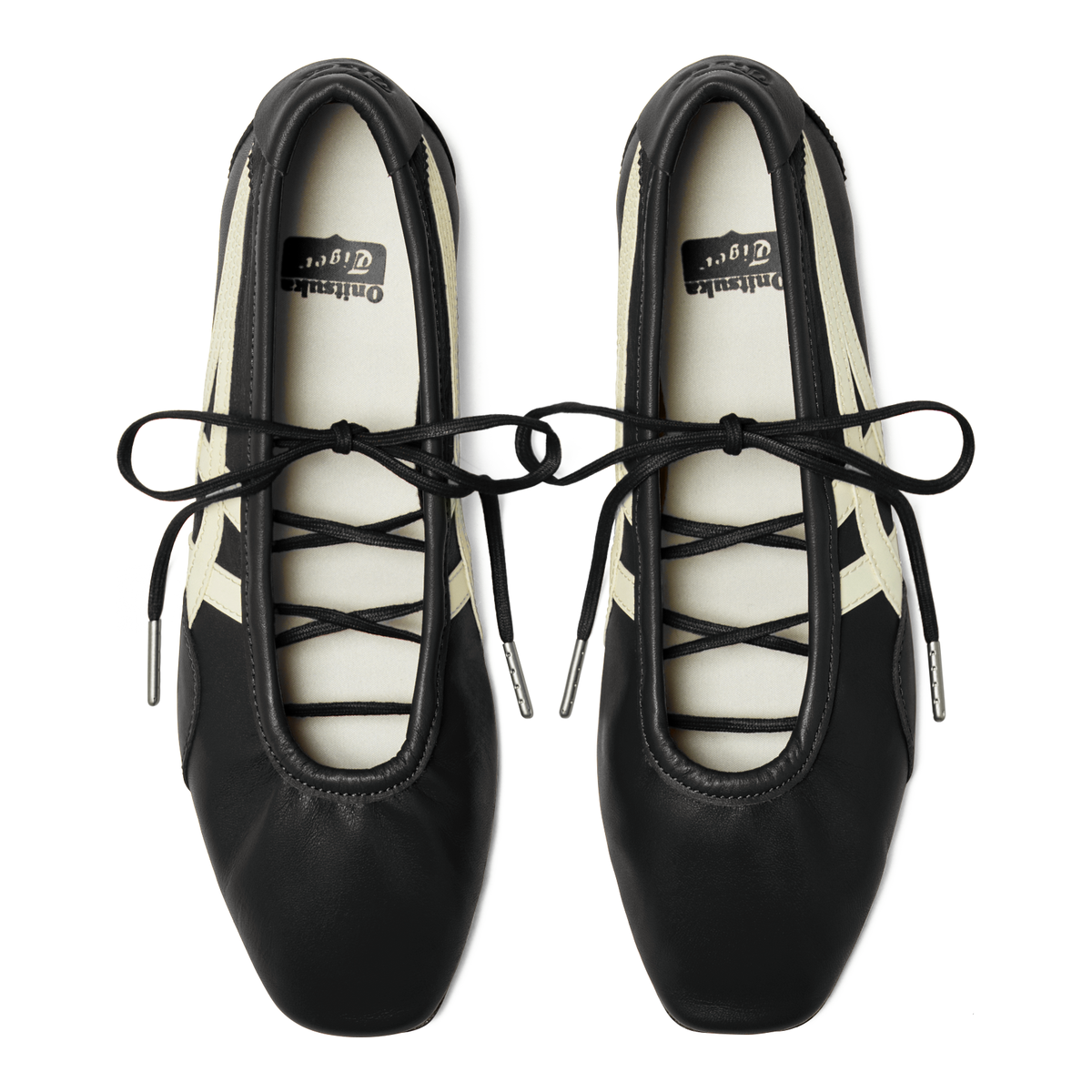Onitsuka Tiger GYMNARINA Women's Mary Jane Flats – Black/Cream – product image 4