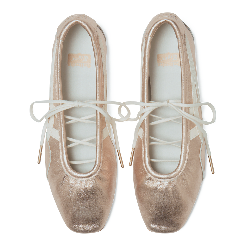 Onitsuka Tiger GYMNARINA Women's Mary Jane Flats – Rose Gold/Cream – product image 4