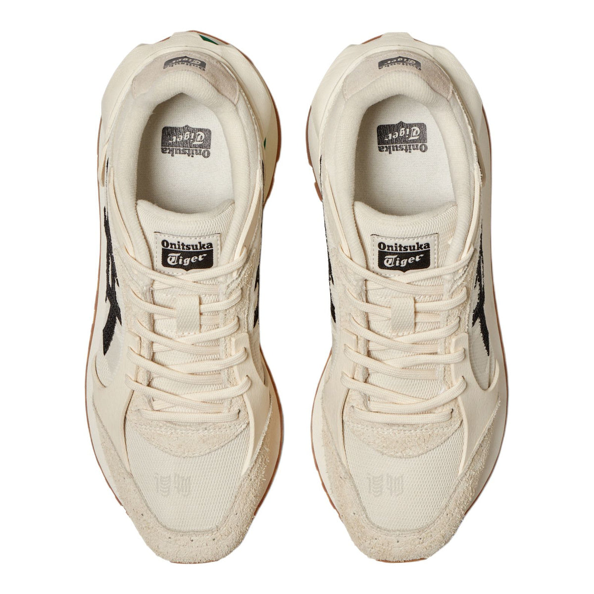 Onitsuka Tiger Moage Co Unisex Sneakers – Cream/Black/Green – product image 5